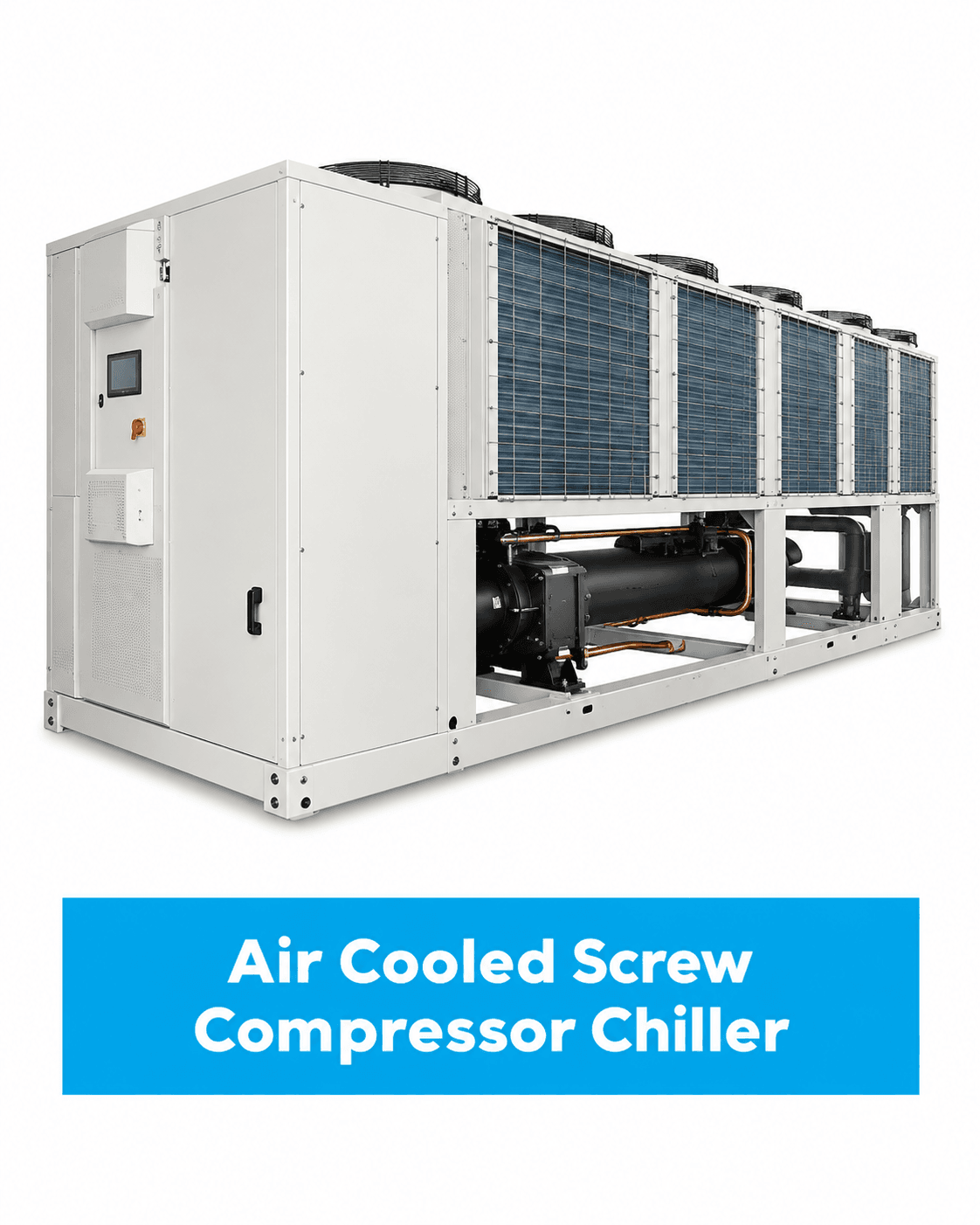 Air-cooled screw chiller