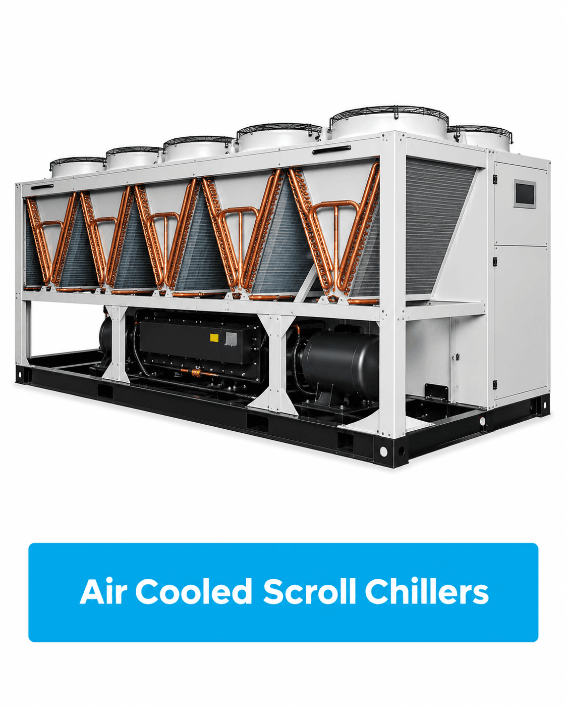 Air-cooled scroll chiller